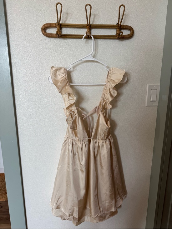 Cotton Candy Dresses & Skirts - Ruffle Strap Cream Dress